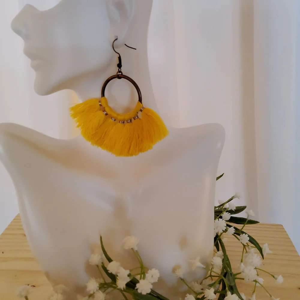 Vintage Style Tassel Earrings